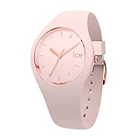 ICE-WATCH - ICE Glam Colour Nude - Women's Wristwatch with Silicon Strap - 015334 (Medium), Rose, One Size, Bracelet