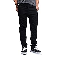 Victorious Men's Casual Twill Stretch Jogger Pants