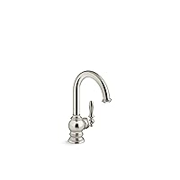 Kohler K-24074-SN Artifacts Beverage Faucet, Polished Nickel