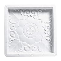 Square Paving Mould Path Maker Mold, Garden Concrete Mold Stepping Stone Path Maker for Walkway Pavement