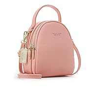 Chic Mini Backpack – Women’s PU Leather Fashion Shoulder Bag Pink
