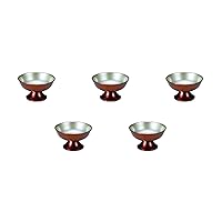 Set of 5 Marine Cups, Bronze Inner Silver [Cup]