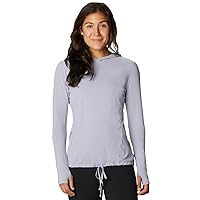 Mountain Hardwear Women's Crater Lake Long Sleeve Hoody for Hiking, Camping, Backpacking, and Casual Wear