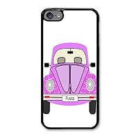 Personalize iPod Touch 6 Cases - Car Illustration Hard Plastic Phone Cell Case for iPod Touch 6