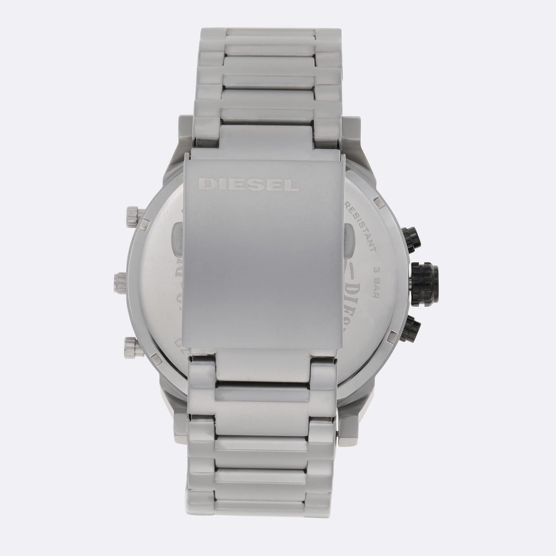 Diesel Men's 57mm Mr. Daddy 2.0 Quartz Stainless Steel Chronograph Watch, Color: Silver (Model: DZ7421)