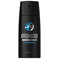 AXE Body Spray for Men Anarchy 4 oz (Pack of 3)