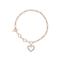 Kendra Scott Ari Heart Crystal Delicate Bracelet, Fashion Jewelry for Women