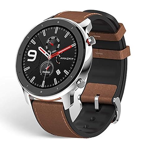 Xiaomi Amazfit GTR Watch 47mm (Stainless Steel) with Heart Rate Monitor