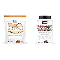 Modern Mushrooms Soft Chews with 7 Mushrooms, Collagen Boosting Superfoods with Biotin for Hair Skin Nails, 60 Soft Chews Each