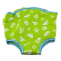 Replacement Part for Fisher-Price 2-in-1 Servin' Up Fun Jumperoo - HBX70 ~ Replacement Seat Pad/Cushion ~ Green with Food Print