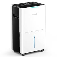 1500 Sq.ft Dehumidifier for Basement and Bedroom, Aiusevo 22 Pint Dehumidifiers for Home, Auto and Manual Drainage, Intelligent Humidity Control, 3 Operation Modes, Ideal for Room, Bathroom, RV