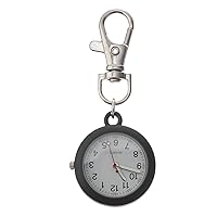 balacoo Nurse Pocket Watch Clip On, Pocket Watch with Key Buckle Portable Pocket Watch Necklace Hanging Watch Decorative Nurse Watch