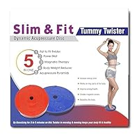 Abdominal Exerciser with ABS Workout, Oblique Toner, Waist Trimmer, Multicolor