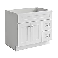 Design House Brookings Bathroom Vanity Cabinet, 36 x 21, White