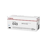 Canon Genuine Toner, Cartridge 040 Cyan (0458C001), 1 Pack, for Canon Color imageCLASS LBP712Cdn Laser Printe