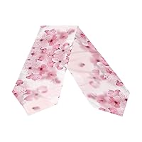 Double-Sided Beautiful Japanese Cherry Blossom Table Runner 13 x 70 Inches Long,Table Cloth Runner for Wedding Party Holiday Kitchen Dining Home Everyday Decor