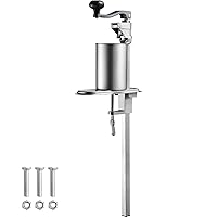 Manual Can Opener, Commercial Table Clamp Opener for Large Cans, Heavy Duty Can Opener with Base, Adjustable Height Industrial Jar Opener For Cans Up to 15.7