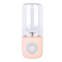 Portable Juicer USB Electric Blender Fruit Smoothie Blender Juicer (Color : Pink)