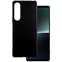 for Sony Xperia 1 V 2023 Ultra Thin Phone Case, Gel Pudding Soft Silicone Phone Case 6.50 inches (Black)