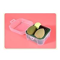 Makeup Blender Cosmetic Puff Makeup Sponge with Storage Box Foundation Powder Beauty Tool Women Make Up,Green