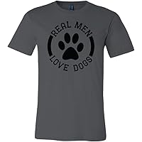 Real Men Love Dogs Funny Shirts Dog Lovers Novelty Cool T Shirt