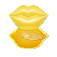 20Pcs Lip Mask,Lemon VC Moisturizing Plumping Lip Masks Overnight,Lemon Lip Mask Gel Treatment Lip Masks for Dry Lips Plump Lip Collagen Overnight Sleeping Lip Mask Pads Patches (Yellow)