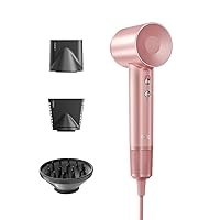 Laifen Hair Dryer, Negative Ionic Blow Dryer with 110, 000 RPM Brushless Motor for Fast Drying, High-Speed Low Noise Thermo-Control Hairdryer with Magnetic Nozzle, for Home, Travel