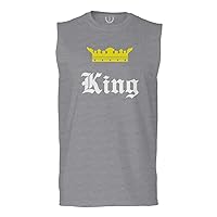 Couple Couples Gift her his mr ms Matching Valentines Wedding King Queen Men's Muscle Tank Sleeveles t Shirt