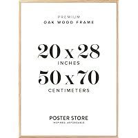 Poster Store 20x28 Oak Wood Picture Frame