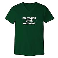Mermaids Drink Mimosas - Adult Bella + Canvas 3005 Men's V-Neck T-Shirt