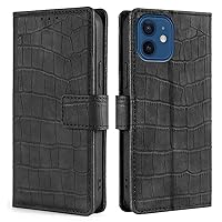 MojieRy Phone Cover Wallet Folio Case for Huawei Honor 7X, Premium PU Leather Slim Fit Cover for Honor 7X, 3 Card Slots, Good Design, Black