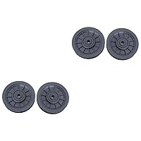 BESTOYARD 4 Pcs Exercise Machines Gym Equipment Noir Bearing Pulley Fitness Part Wearproof Pulley Cable Pulley Wheels Replacement Parts Fitness Equipment Part Metal Component Exercise Wheel