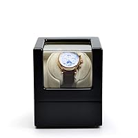 Watch Display Storage Box Watch Box Piano Paint Mechanical Watch Box Automatic Shaker Acrylic Watch Box (Color : Black, Size : S) Watch Boxes Present (Color : Black, Size : Small) Y88
