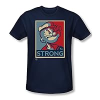 Popeye Mens Strong T-Shirt In Navy