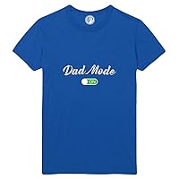 Dad Mode Toggled On Printed T-Shirt - Royal - 4XLT