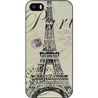 Dream Wireless iPhone 5/5S Case - Apple iPhone 5/5S Crystal Diamond Rubber Case Paris Amour Gray [Not compatible to Apple iPhone 6 Air 5c 4s 4 3gs, Screen Protector / Cable is not included]