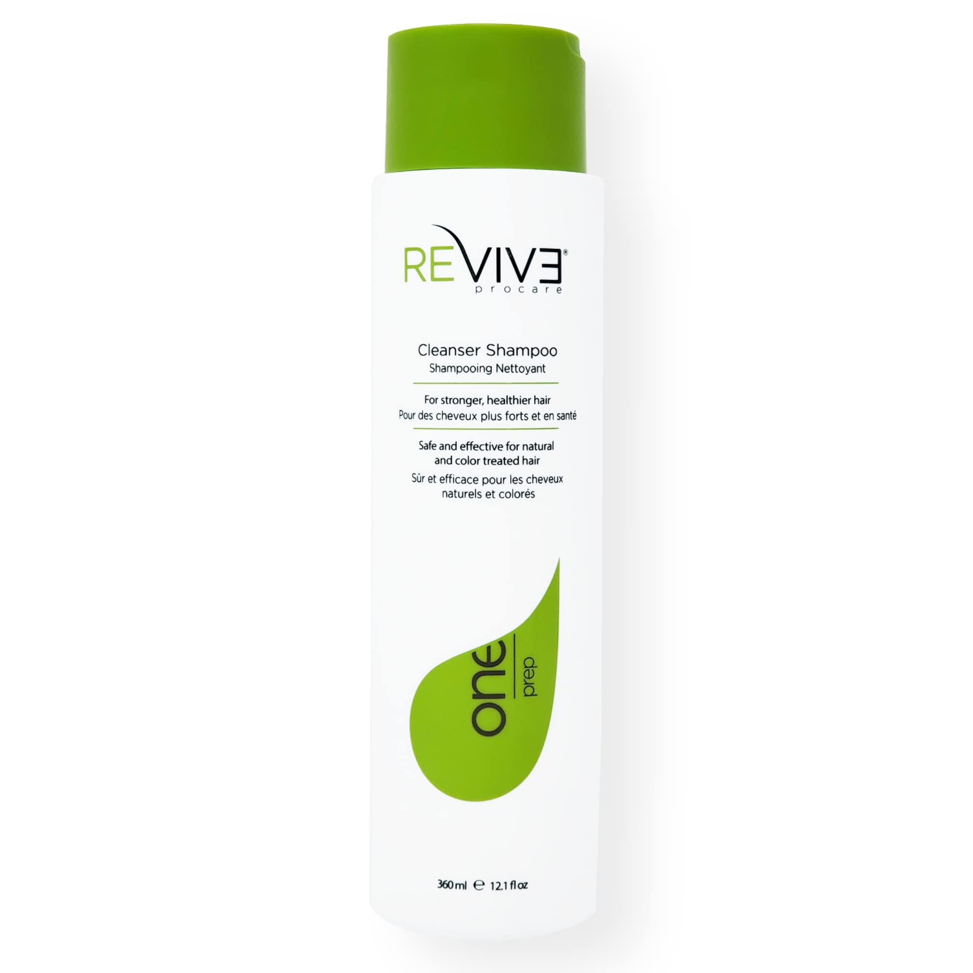 Reviv3 Procare PREP Cleanser Shampoo – Clinically Tested – Hair and Scalp Care Anti-Thinning and Fine Hair Cleansing Shampoo – Color Safe – All Hair Types – For Women and Men 12.1 fl. oz