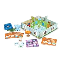Learning Resources Elephant in The Room Positional Word Activity Set, 48 Pieces, Ages 4+, Educational Games, Sight Word Games, Games for Kids 4-8, Board Games for Kids 4-6