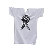 Mens Mens Leather Duo T-Shirt (Euro Size) White Small
