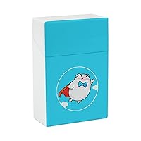Flying Pig Superhero Cigarette Case Portable Cigarettes Box Universal Flip Cover Storage Container for Women Men