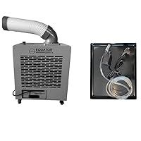 Equator 7000 BTU Spot Outdoor Air Conditioner with Casters + Drip Pan Kit