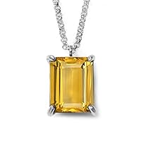 Choose Your Natural Gemstone Pendant With Chain 18k Gold Plated Beautiful Fashion jewelry Necklace For Girls and Womens