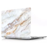 IVY Case for MacBook Pro (14-inch with M1/M2 Models: A2442/A2779) Hard Shell Case with Keyboard Cover [Marble Series - Purple]
