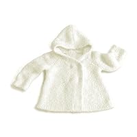 Baby Girls' Dbl Breasted Hooded Jacket 12-18 Mos Cream