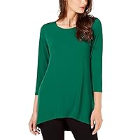 Alfani Womens High Low Tunic Pullover Blouse
