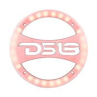 DS18 PRO-GRILL8LGO Grill Speaker Cover Built in RGB Light - 8-Inch, Uv Coating, Scratch Resistant, Protect and Cover Your Speakers (Single)
