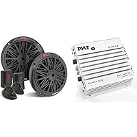 Pyle Marine Speaker System with 400W 4 Channel Amplifier