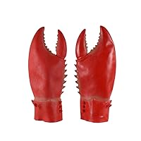 Large Latex Lobster Crab Claws Hand Gloves Cosplay Costume Accessory