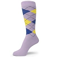 Colorful Men's Groomsmen Agryle Socks, Size 10-13
