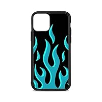 Blue Flame Phone Case for iPhone 12 Mini 11 13 pro XS Max X XR 6 7 8 Plus SE20 Soft TPU Silicone Cover,A1,for iPhone 11